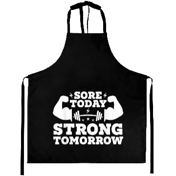 Discover Motivational Fitness Gym Exercise Aprons