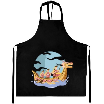 Discover Chinese Dragon Boat Dragon Boat Racer Gift Aprons