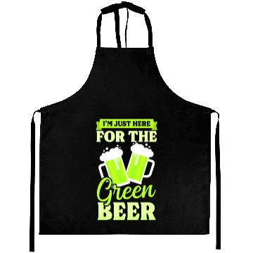 Discover Funny St Patricks Day Here For Green Beer Aprons