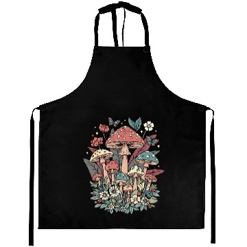 Discover Mushroom Cottagecore Naturecore Aprons