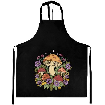 Discover Mushroom Cottagecore Naturecore Aprons