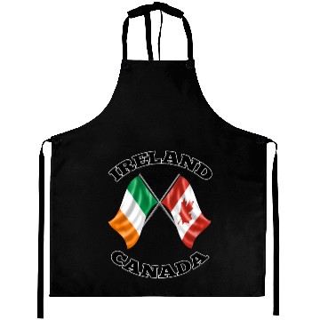 Discover Irish Canadian Ireland and Canada Flags Aprons