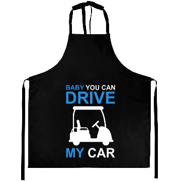 Discover Funny Golf Cart Driver Aprons