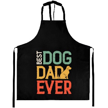 Discover Best Dog Dad Ever Aprons