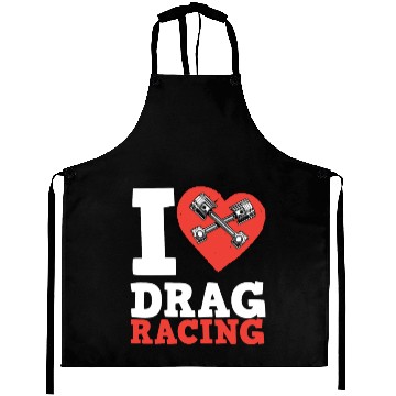 Discover Funny Drag Race Drag Racing Gift Aprons