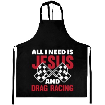 Discover Funny Drag Race Drag Racing Gift Aprons