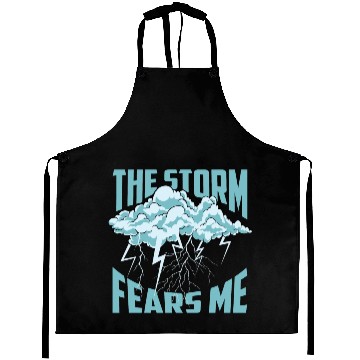 Discover Storm Fears Me Content Creator Gift Aprons