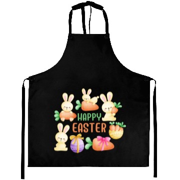 Discover Happy bunny Easter Aprons
