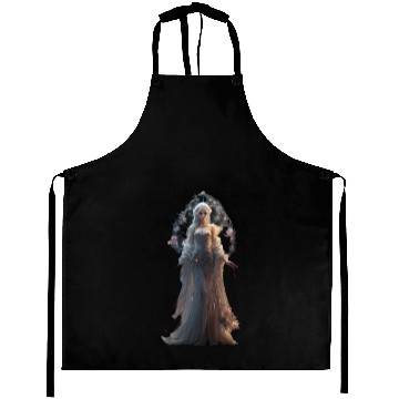 Discover Enchanted Anime Figurine Magic Aprons