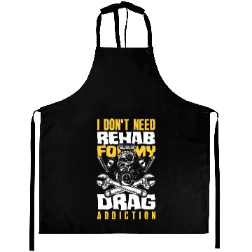 Discover Funny Drag Race Drag Racing Gift Aprons