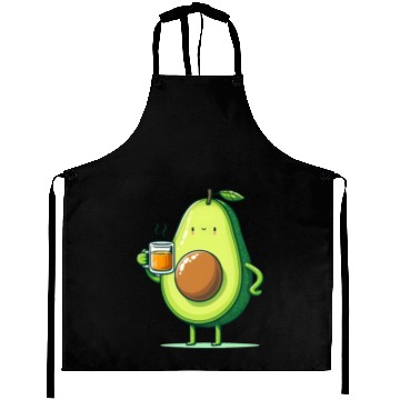 Discover Tea Time Avocado Aprons