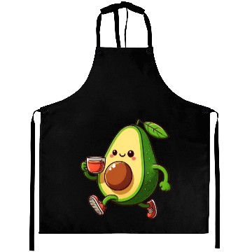 Discover Tea Time Avocado Aprons