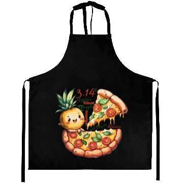 Discover pi day math Pineapple pizza Toppings Aprons