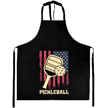 Discover Patriotic Pickleball Passion Aprons