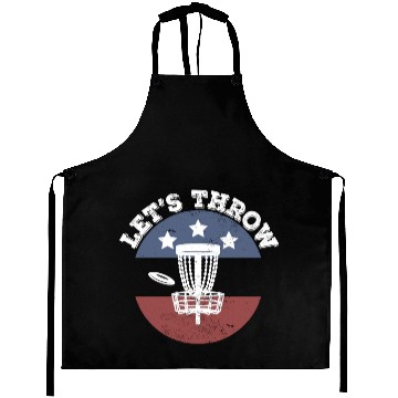 Discover Disc Golf Player American Disc Golfer Aprons
