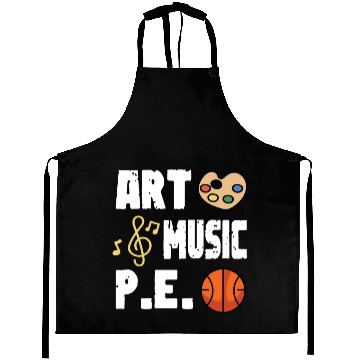 Discover Art Music P.E PE Teacher Gift Aprons