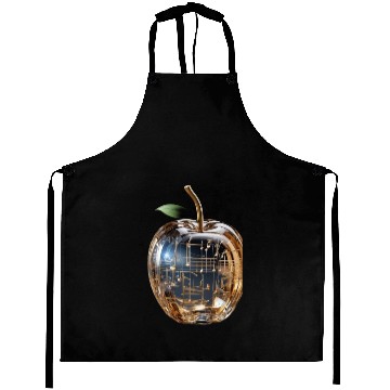 Discover Crystal Apple with music nout & Instruments Aprons