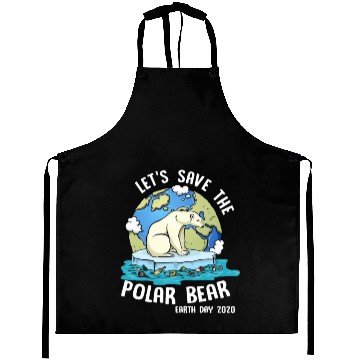 Discover Save The Polar Bear Aprons