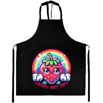 Discover Cute Strawberry, Strawberry Lover, Rainbow Berry Aprons