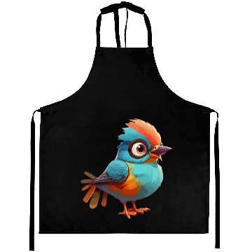Discover Colorful bird animal Aprons