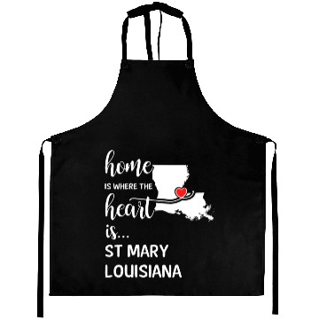 Discover St Mary County Louisiana Is Where My Heart Is Gift Aprons