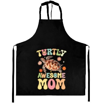 Discover Groovy Turtle Lover Mom Aprons