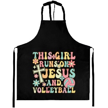 Discover Volleyball Girl Aprons