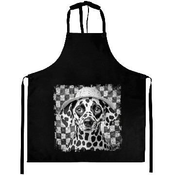 Discover funny Dalmatian with hat Aprons