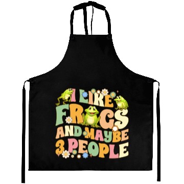 Discover Groovy Frog Lovers Aprons