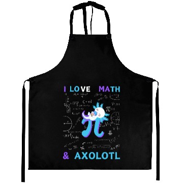 Discover I Love Math And Axolotl For Math Enthusiasts. Aprons