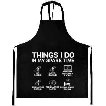 Discover Flat Track Funny Motorcycle Racing Aprons