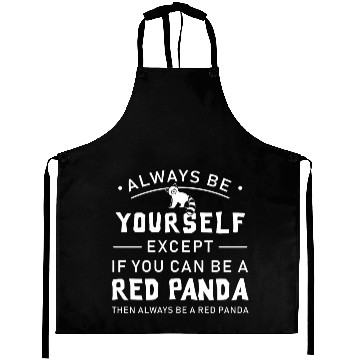 Discover Cute Red Panda Gift Panda Lover Christmas Aprons