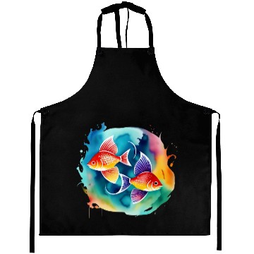 Discover Color splash zodiac: Pisces Aprons