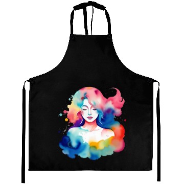 Discover Color splash zodiac: Virgo Aprons