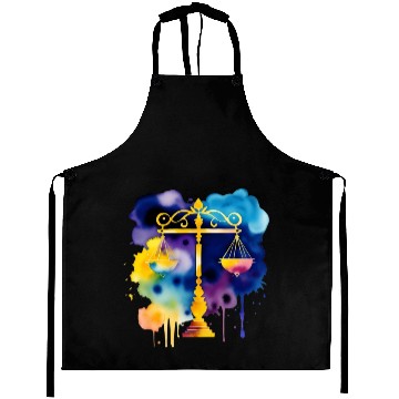 Discover Color splash zodiac: Libra Aprons