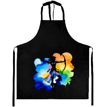 Discover Color splash zodiac: Sagittarius Aprons