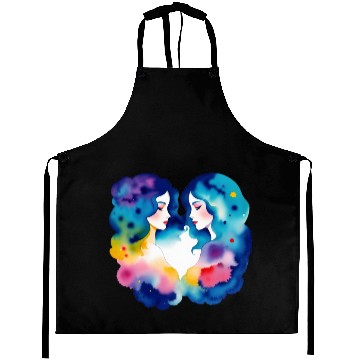 Discover Color splash zodiac: Gemini Aprons