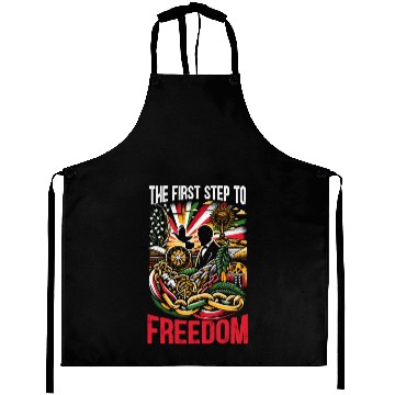 Discover Emancipation Proclamation African Juneteenth Aprons