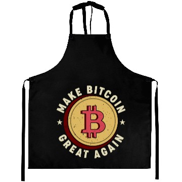 Discover Make Bitcoin Great Again Aprons