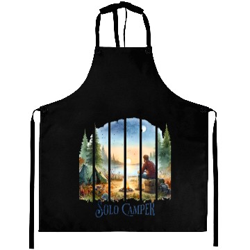Discover Camping Alone Solo Camper Aprons