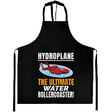 Discover Hydroplane Boat Racing Rollercoaster Adventure Aprons