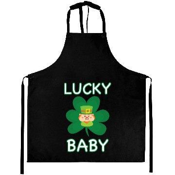 Discover Lucky baby saint patrick’s Day Aprons