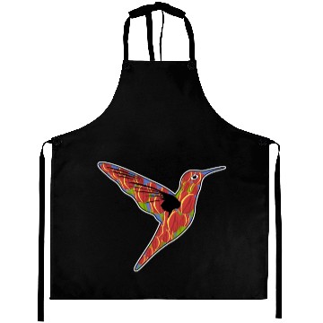 Discover Humming-Bird Tulips Flowers Aprons