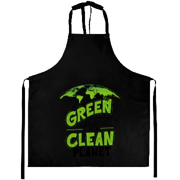 Discover Eco-Friendly Earth Green Clean Design Aprons