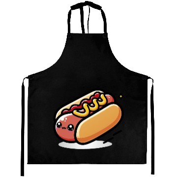 Discover Cute Kawaii Hot dog Aprons