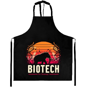 Discover Biotech Bio Technology DNA Mammoth Science Crispr Aprons