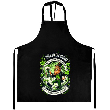 Discover Irish I were Drunk Aprons