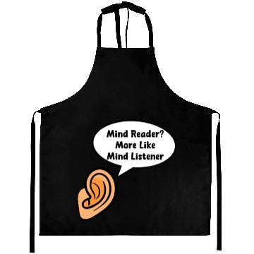 Discover Psychologist Mind Reader? More Mind Listener Aprons