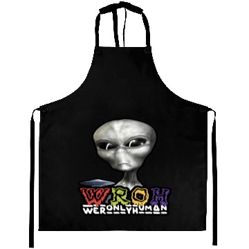 Discover We R Only Human Aprons