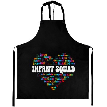 Discover Cute Infant Squad Appreciation Week Back To School Aprons